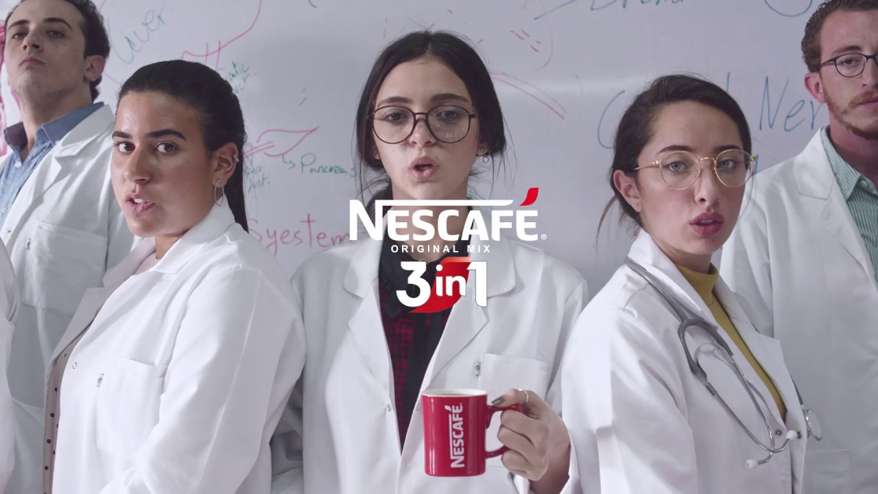 نسكافيه 3in1:  قهوة الطالب المصري - نشيد كلية طب
