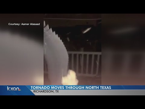 "We are in the tornado!" Man records scary video from inside Dallas-area twister