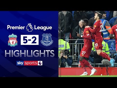 Liverpool score FIVE past Everton in Merseyside drubbing | Liverpool 5-2 Everton | EPL Highlights