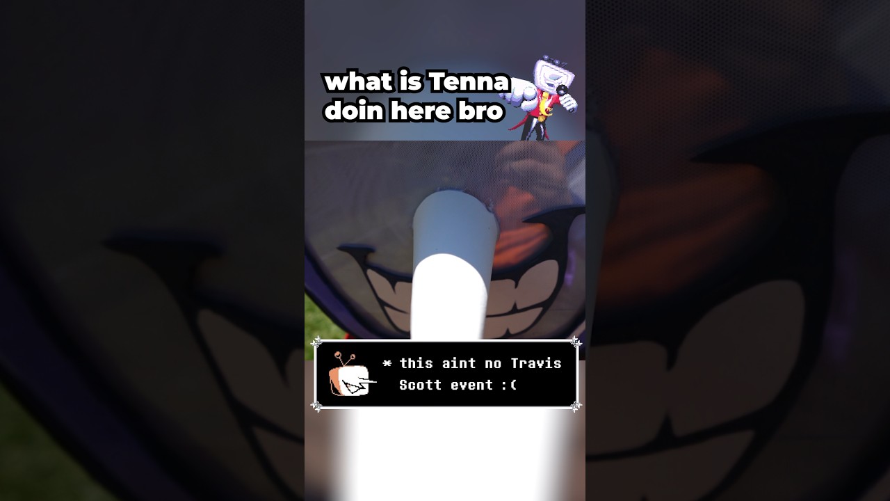 What is Tenna doin here bro 😭 #tenna #deltarune #cosplay #meme #subscribe #followergoal #challenge