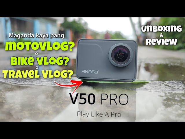 Akaso V50 Pro. Ang affordable na Beginner action camera. Unboxing & Review  