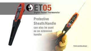 Watch the product video for Digital Pocket Thermometer