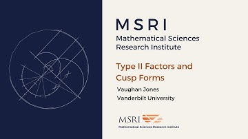 Type II Factors and Cusp Forms