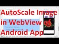 How to auto fit (auto scale or Zoom) an image in webView of your Android App? - Android Studio code