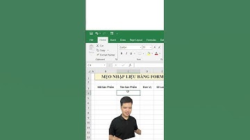 Mẹo nhập dữ liệu theo form, giúp banh hạn chế sai sót #excel #Hocexcel #xemngaymeohay #Tinhocvanphon