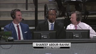 Shareef Abdur-Rahim Joins Skyhawks vs. Ignite Broadcast