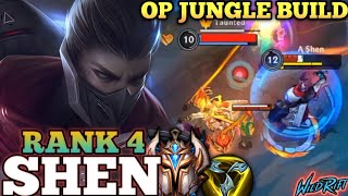 SHEN HARD CARRY MVP PLAY! BEST JUNGLE BROKEN BUILD - TOP 4 GLOBAL SHEN BY Ą Șhen - WILD RIFT