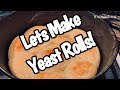 Easy peasy yeast rolls!