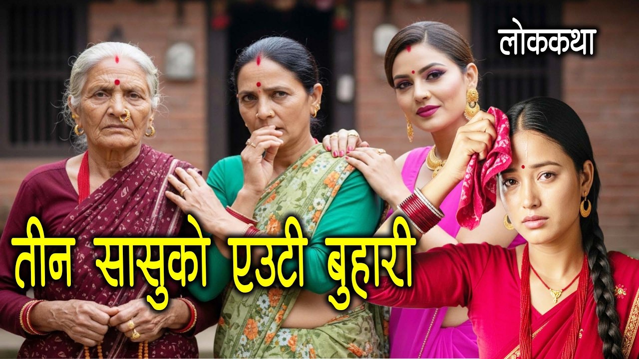 ३ वटी सासुको एउटी बुहारी [Teen Sasuko Auta Buhari] Lok Katha Nepali/ Folk Tales