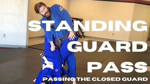 Standing Guard Pass from Closed Guard | Gi Class | Pearson Brazilian Jiu-Jitsu