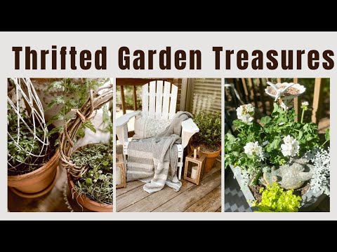 Garden Thrift Store TreasuresIdeas For Treasures to Thrift For Your Garden by Our Contented Home