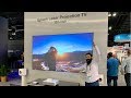 *NEW* 4K Epson LS500 Laser Projection TV?!  Epson PRO 3800 Launch!! CEDIA 2019 Day 1