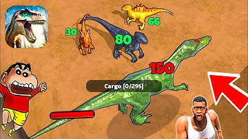 SHINCHAN NOOB VS PRO VS HACKER IN DINO UNIVERSE with franklin & chop | Dream Squad Op