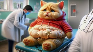 The Cat Ate too much Ice Cream goes to the Doctor 🐱🍦 #cat #cutecat #aicat #funnycat #fypcat by BiliCats 7,242 views 2 weeks ago 49 seconds