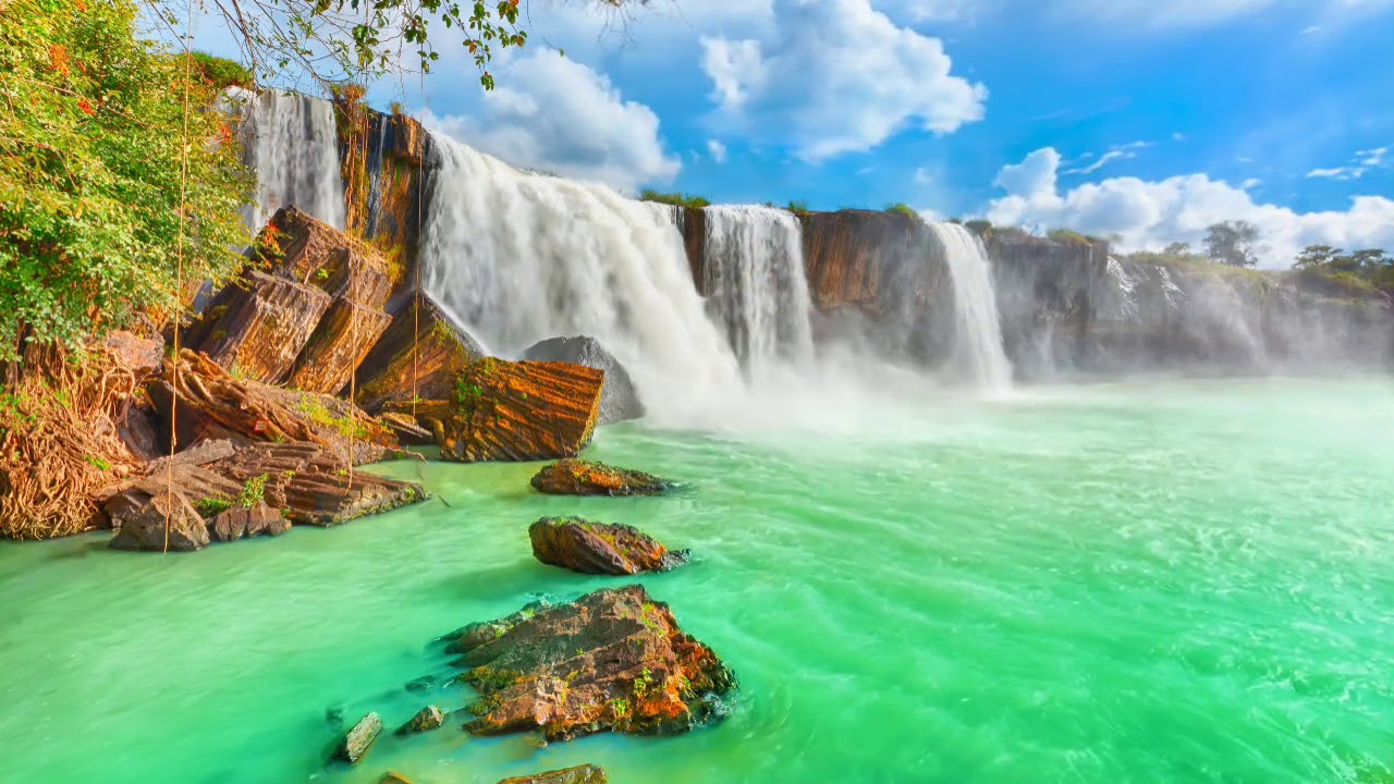 Waterfall Video Loop Waterfalls HD free background video loop animation download - YouTube