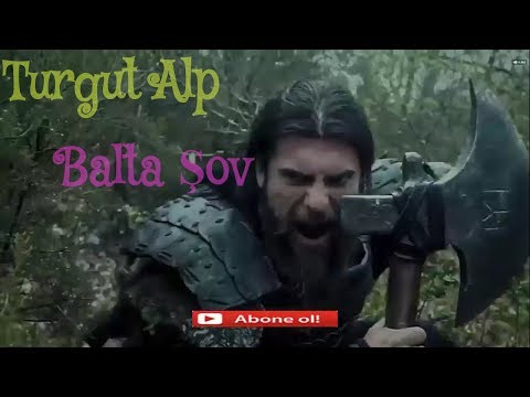 Turgut Alp Balta Şov. Turgut Alp'in EFSANE Balta Sahneleri. Turgut Alp Balta Fırlatma Sahneleri