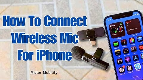 How To Connect And Use Wireless Lavalier Microphone For iPhone