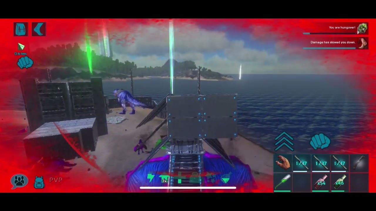 Ark Móbile | Raid Island herbívoros | Solo Play Rocket Human