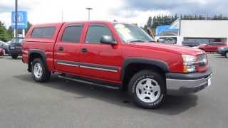 Athlete Statistics 2004 Chevrolet Silverado, Red - STOCK# B2165 - Walk around