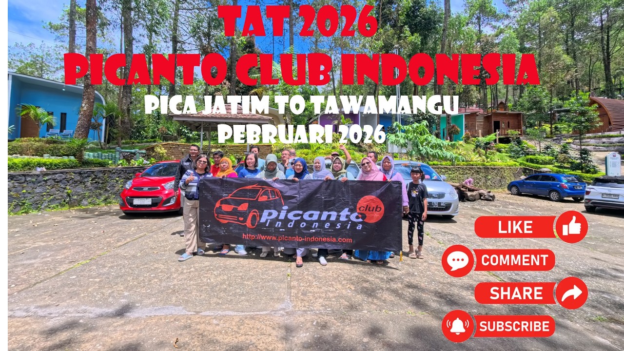 TURING AWAL TAHUN PICANTO CLUB - JATIM #picanto #automobile
