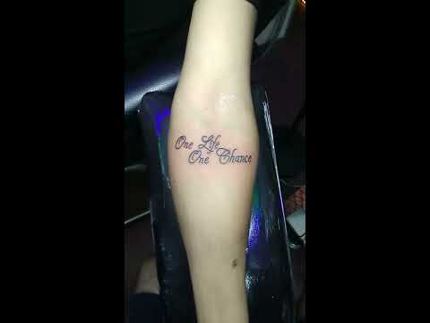One Life One Chance Tattoo Best Tattoo Studio in India Black Poison