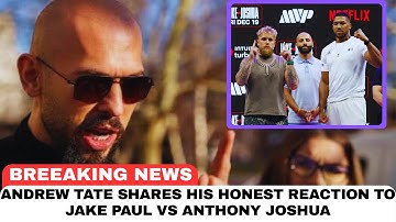 Andrew Tate SHOCKS Everyone With NEW Opinion on Jake Paul vs Anthony Joshua 😳🥊 | Full Breakdown