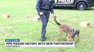 Montgomery police making history with new K-9 partnership