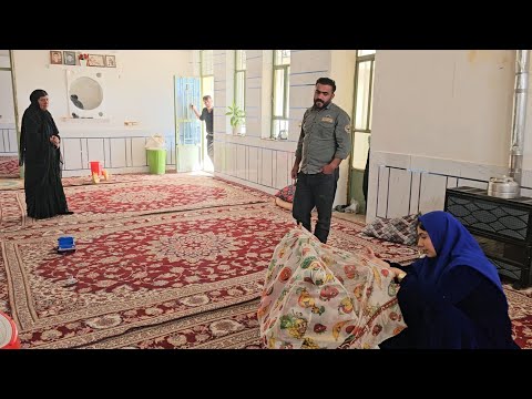 خانواده فرزانه و حجت به مراسم تشییع جنازه بانو نجمه رفتند