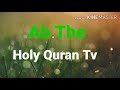 Ab the holy quran tv