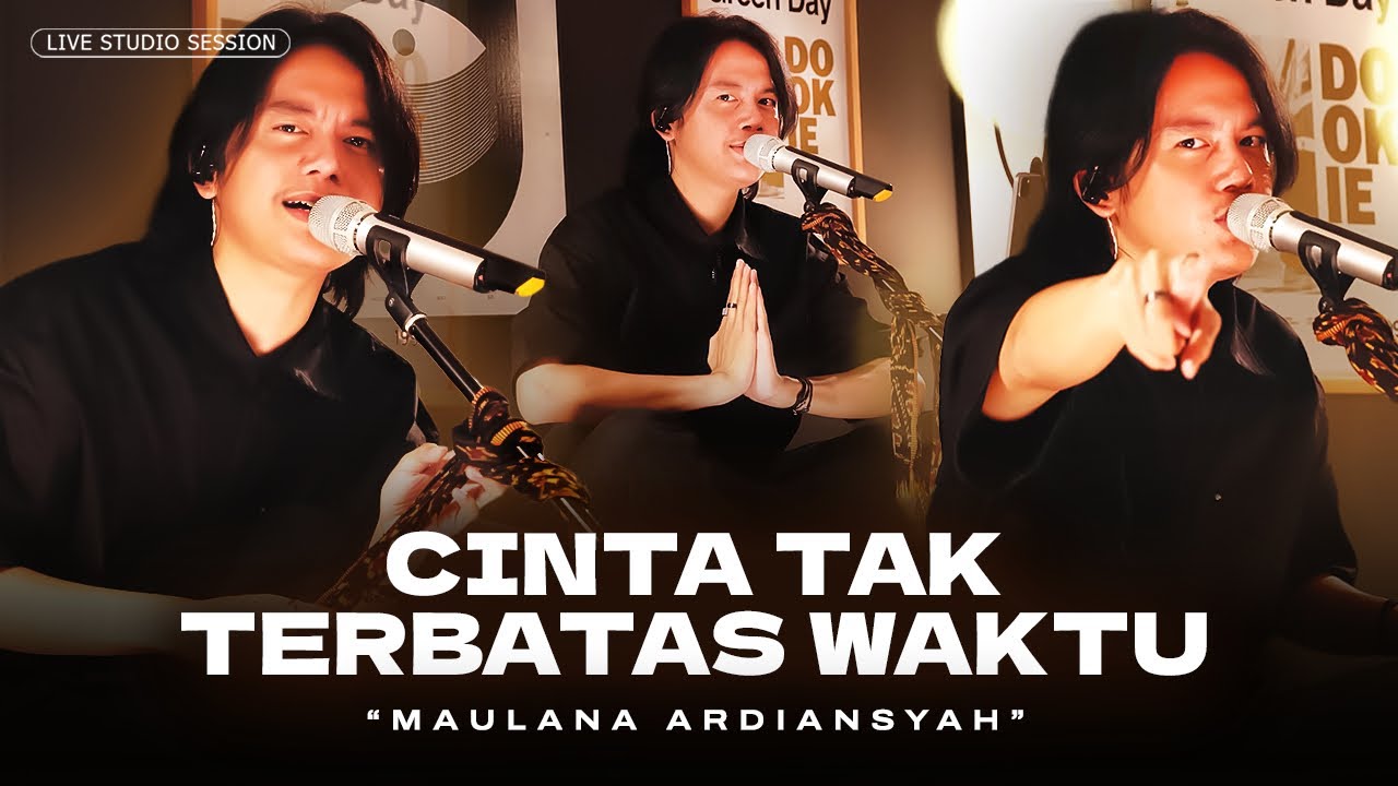 Maulana Ardiansyah - Cinta Tak Terbatas Waktu (Live Studio Session) | Andaikan malam yang sepi