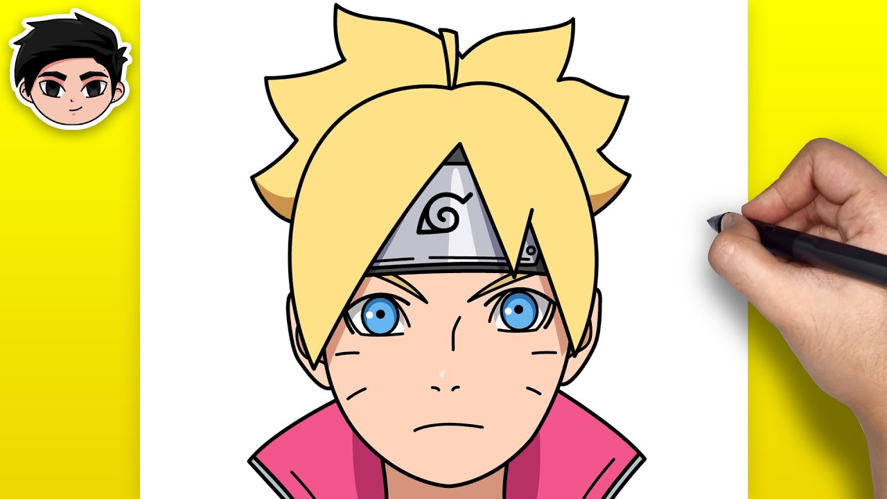 Pin on Boruto - Como desenhar Boruto