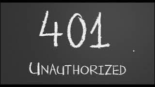 Download lagu Website gives you 401 Unauthorized error what is it