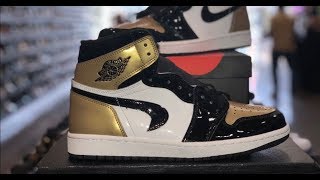 factory defect gold toe jordan 1