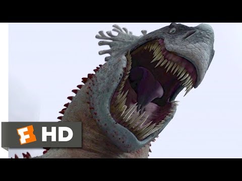 How to Train Your Dragon (2010) - The Red Death Dragon Scene (8/10) | Movieclips