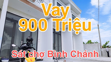 Nhà mặt tiền Đinh Đức Thiện | nhà Bình Chánh sổ hồng riênv hỗ trợ vay 900 triệu