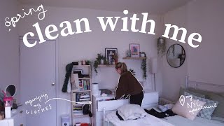 spring cleaning my nyc bedroom 🌸 organize my closet and dresser & clean with me by alexis eldredge 12,335 views 1 month ago 19 minutes