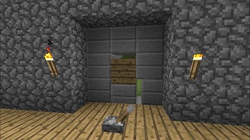 Small 3x3 Piston Door Tutorial | Beta 1.7.3 - Minecraft 1.21