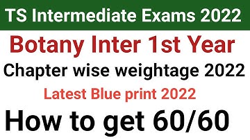 TS inter 1st year botany chapter wise important questions 2022| Blueprint botany 1st year 2022