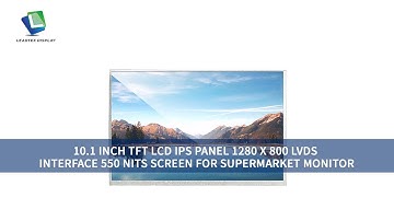 10.1 INCH TFT LCD IPS PANEL 1280 X 800 LVDS INTERFACE 550 NITS SCREEN FOR SUPERMARKET MONITOR