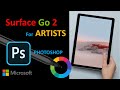 Surface Go 2 8gb - Photoshop Speed and Lag comparison to Surface Go 4gb, jitter test, pressure test
