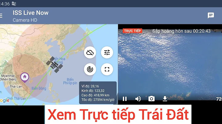 Xem Trực Tiếp Trái Đất Từ Vệ Tinh. phần mềm trực tuyến @TheTamYoutube