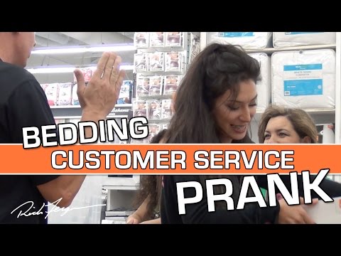 awkward-customer-service-prank:-bedding