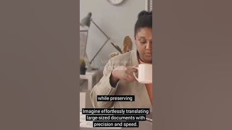 Translate large-sized documents using the PDF Translator AI.