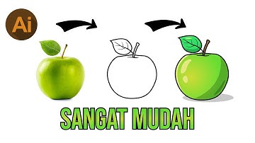 Tutorial membuat apel di adobe illustrator