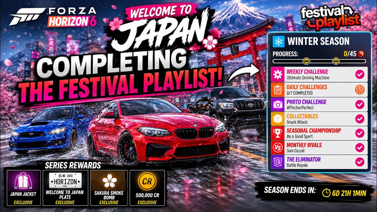 COMPLETING THE FESTIVAL PLAYLIST  | FORZA HORIZON 6