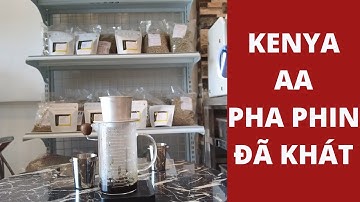 KENYA AA pha phin uống thật đã khát