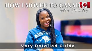 HOW I MOVED FROM NIGERIA TO CANADA WITH FAMILY ON A STUDY VISA - Documents needed #openworkpermit