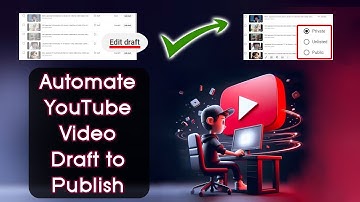 Auto Publish Draft YouTube Videos 🎯 Publish All Your Draft Videos Without Clicking