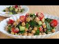 【カラフルで栄養満点♡ひよこ豆とツナのご馳走サラダ】Easy Chickpea & Tuna Salad – Perfect for Summer!