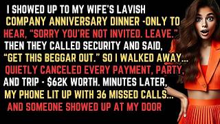 I Showed Up to My Wife’s Lavish Company Anniversary Dinner—Then I Heard My Name